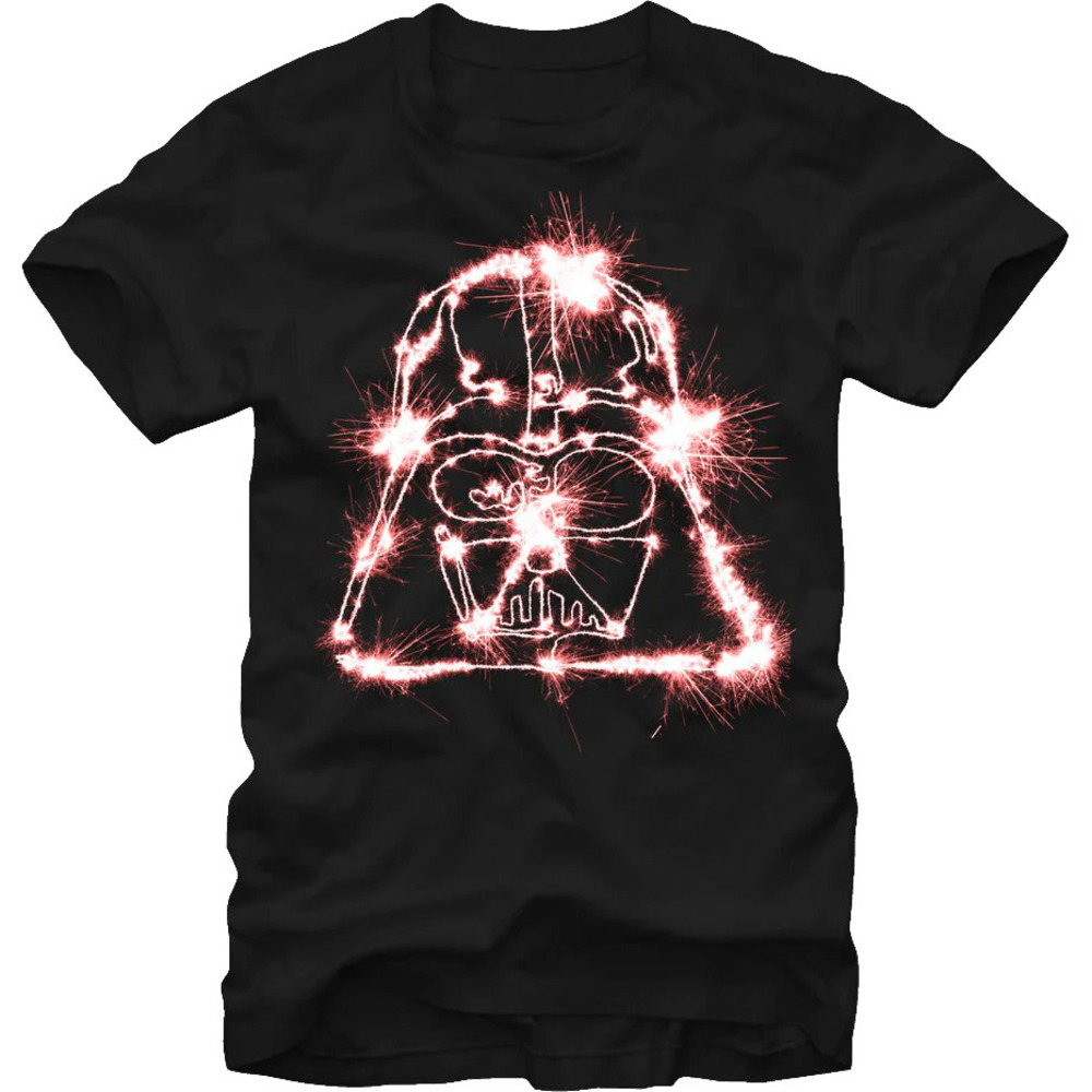 Sparkling Darth Vader Helmet Star Wars Tshirt